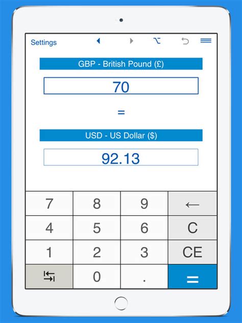 Gbp to usd calculator - Click on the dropdown to select GBP in the first dropdown as the currency that you want to convert and USD in the second drop down as the currency you want to convert to. 3 That’s it. Our currency converter will show you the current GBP to USD rate and how it’s changed over the past day, week or month.
